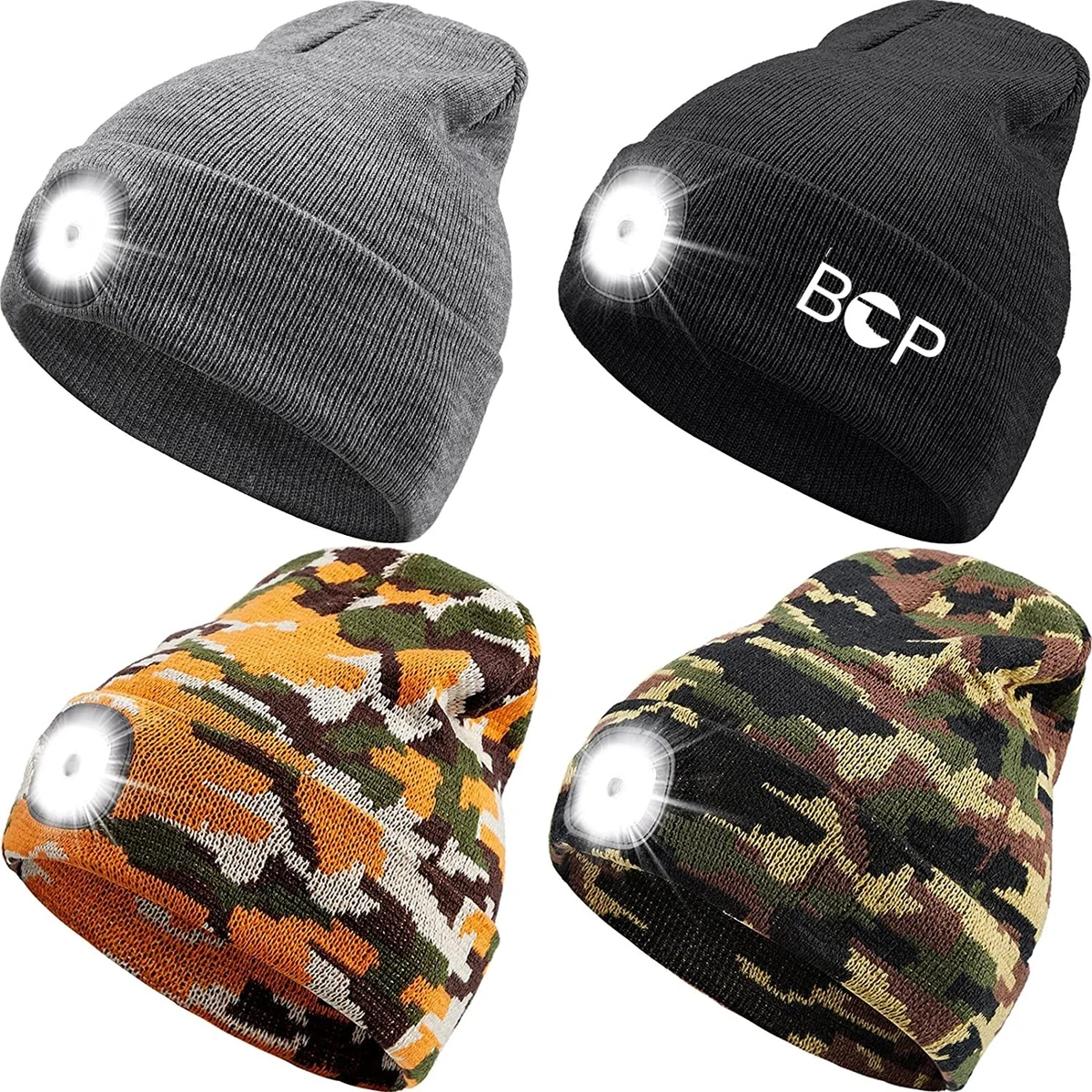 LED Light Beanie Hat 1