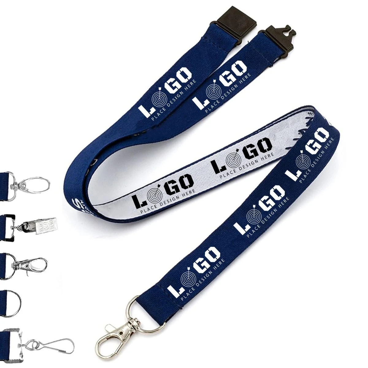 Lanyard With Metal Hook ID Badge Card Holder 1