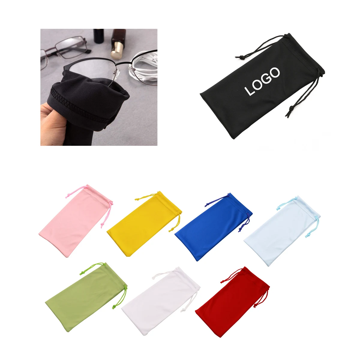 Glasses Pouch With Drawstring 1