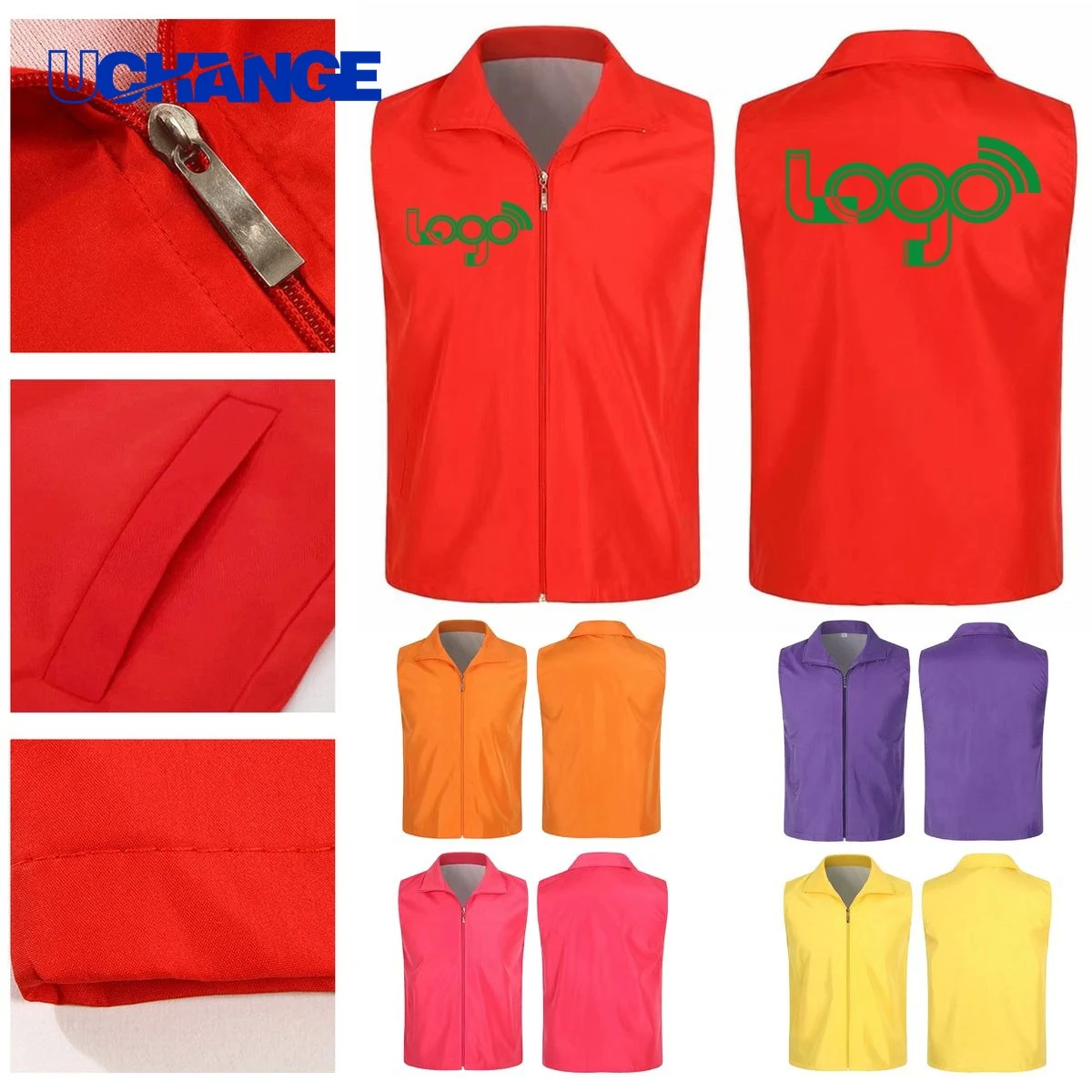 Volunteer Vest with Heart Logo 1