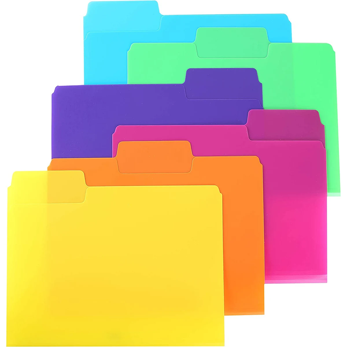 6 Pack Poly File Folder 1