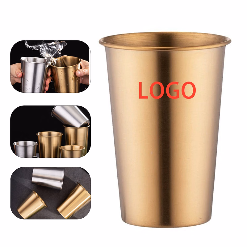 12 oz 304 Stainless Steel Rolled Rimmed Cup