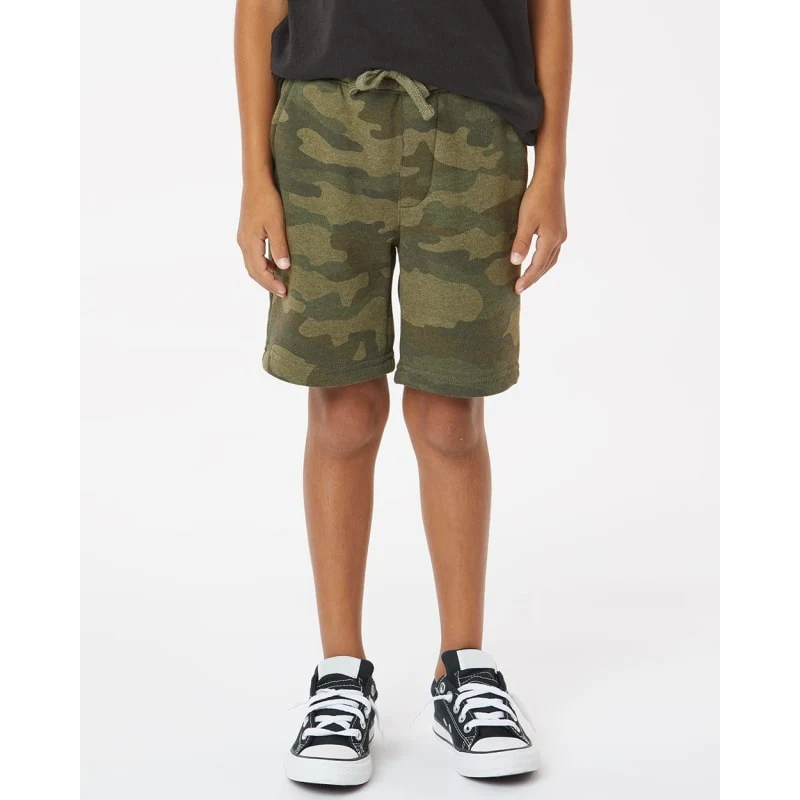 Independent Trading Co. Youth Lightweight Special Blend Fleece Shorts - PRM16SRT 1