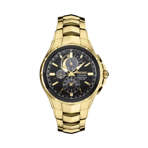 Seiko Men's Coutura Perpetual Solar Alarm Chronograph Watch 1