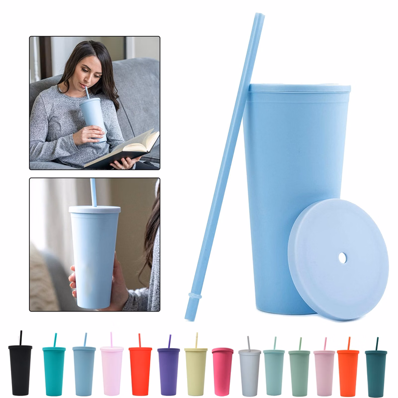22oz Pastel Colored Acrylic Cups