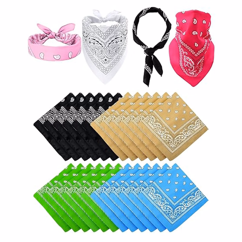 custom 22" Full Color Square Scarf Bandanas