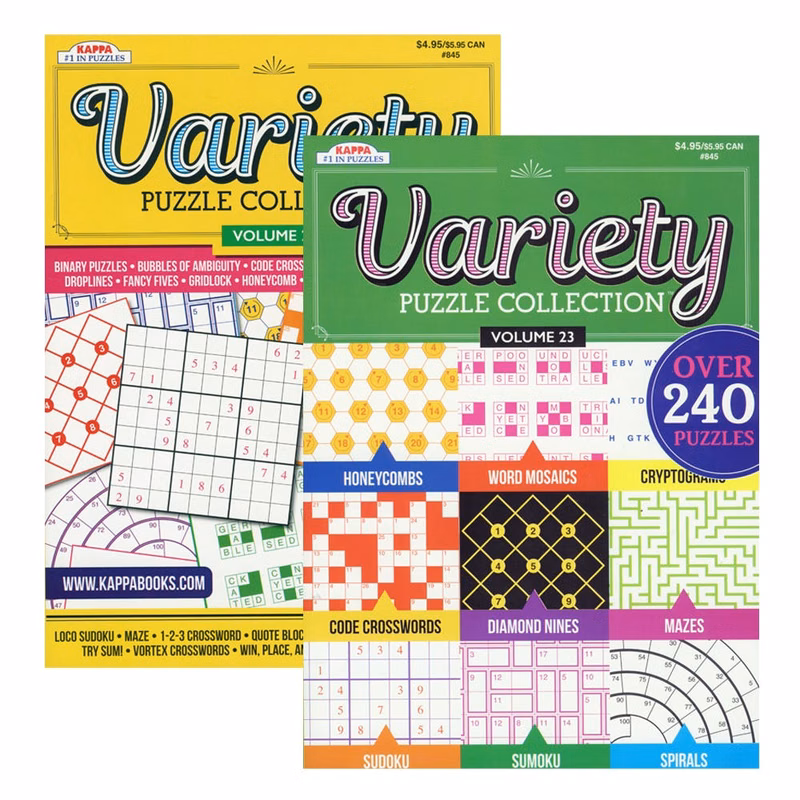 Variety Puzzle Book Collection - Two Titles