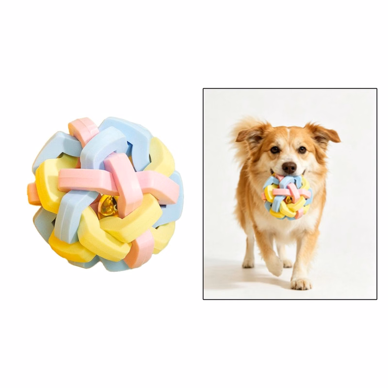 Woven Rubber Pet Chew Ball