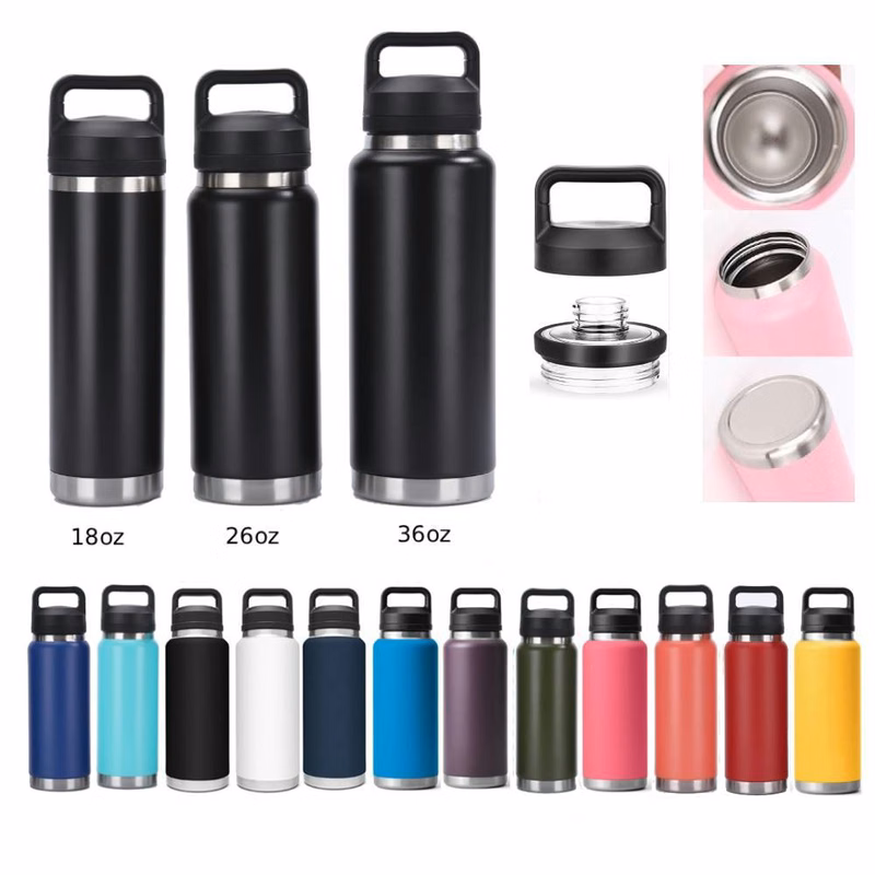 18 oz Water Bottle W/ Chug Cap