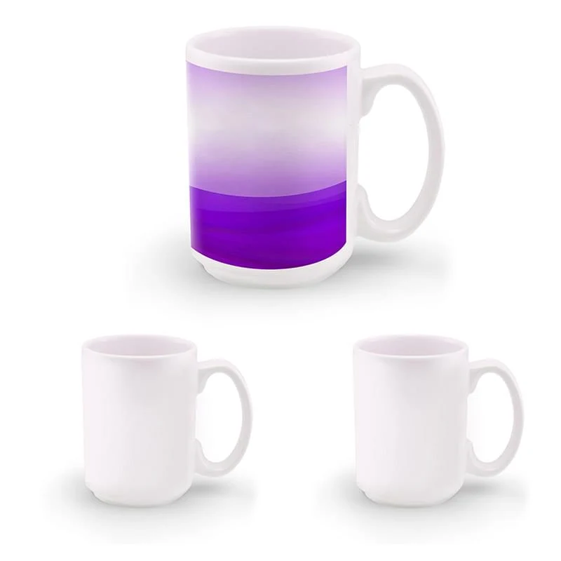 Full Color 15 Oz. Ceramic Mug (Digital Full Color Wrap) 1