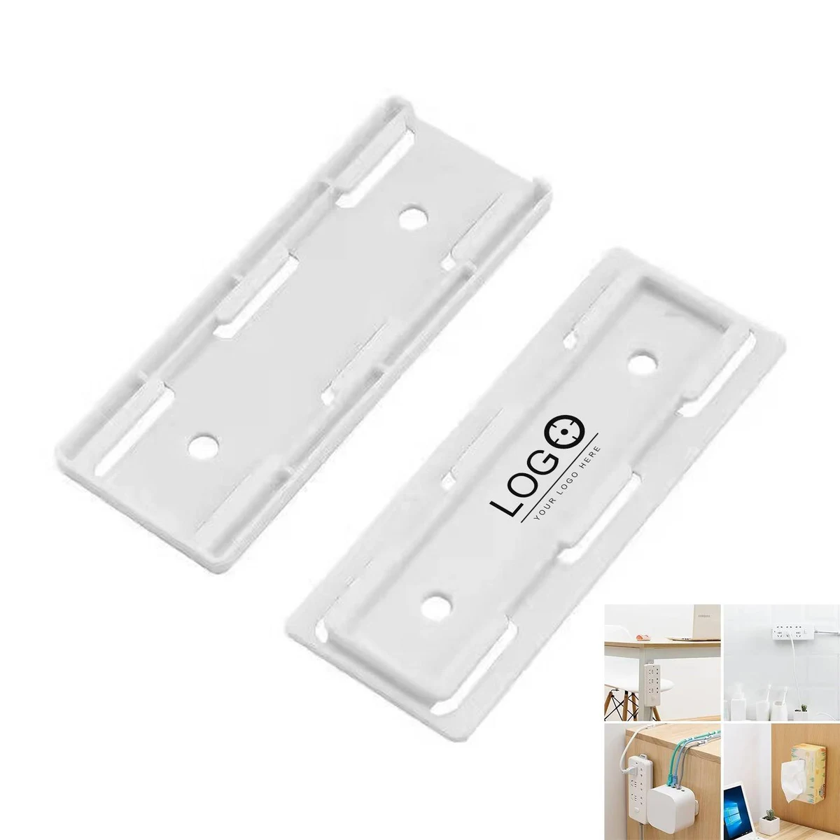 Self-Adhesive Power Strip Holder 1