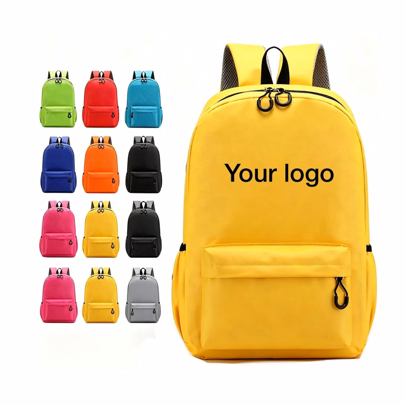 Multi Solid Color Basic Backpack