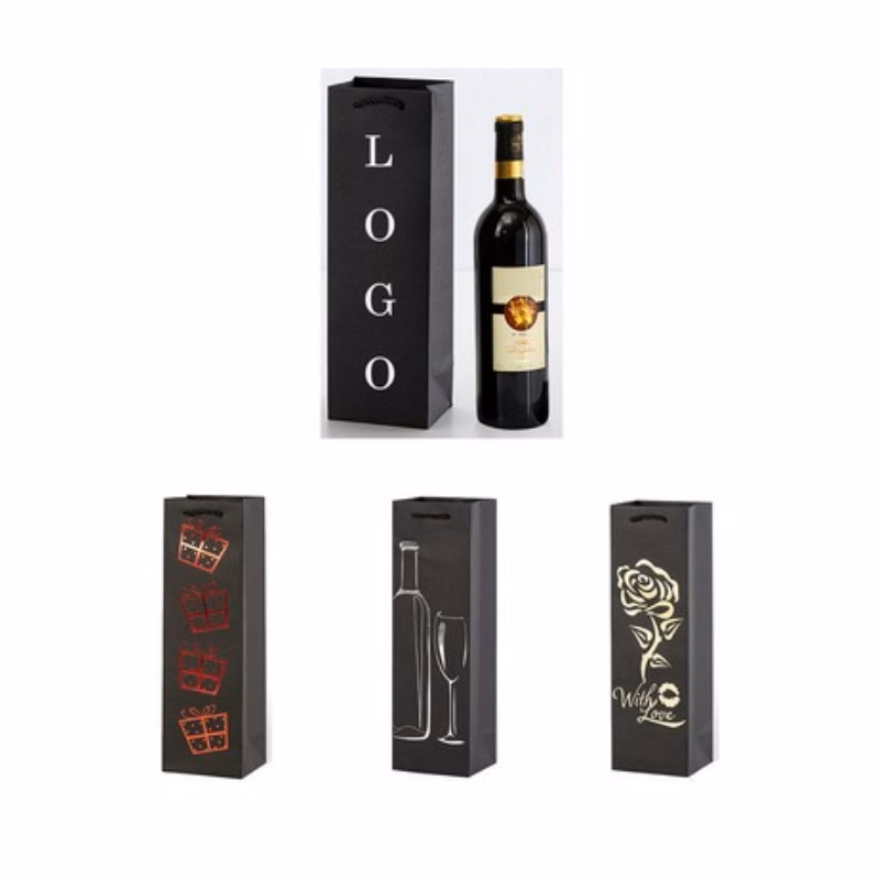 Paper Bottle Wine Carrier