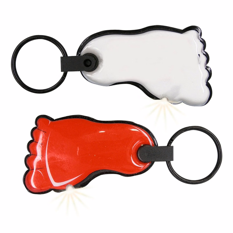 ShapeLights™ Color-A-Shape Key Ring Flashlight (Foot)