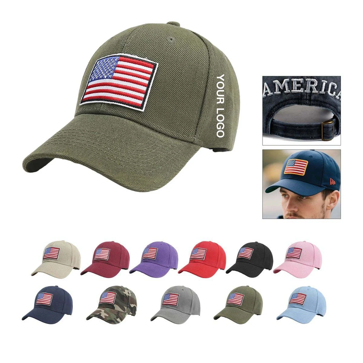 Breathable Baseball Cap with Sun Protection 1