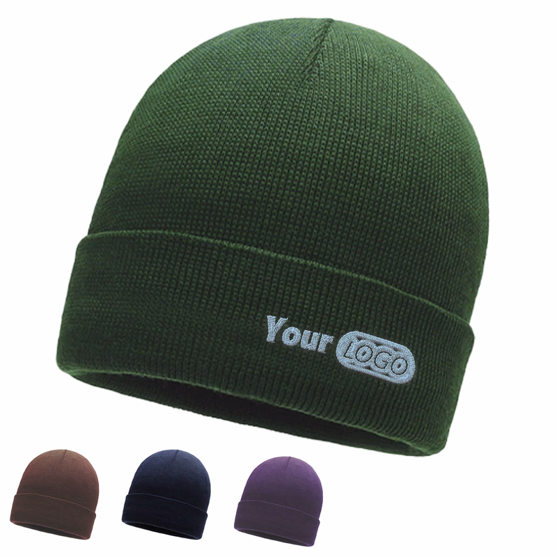 Knit Fabric Customizable Warm Ear Protection Hat