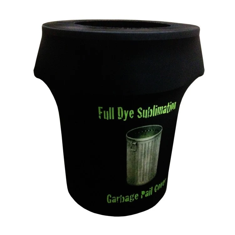 PREMIER Full Color 55 Gallon Spandex Stretch Trash Can Cover 1