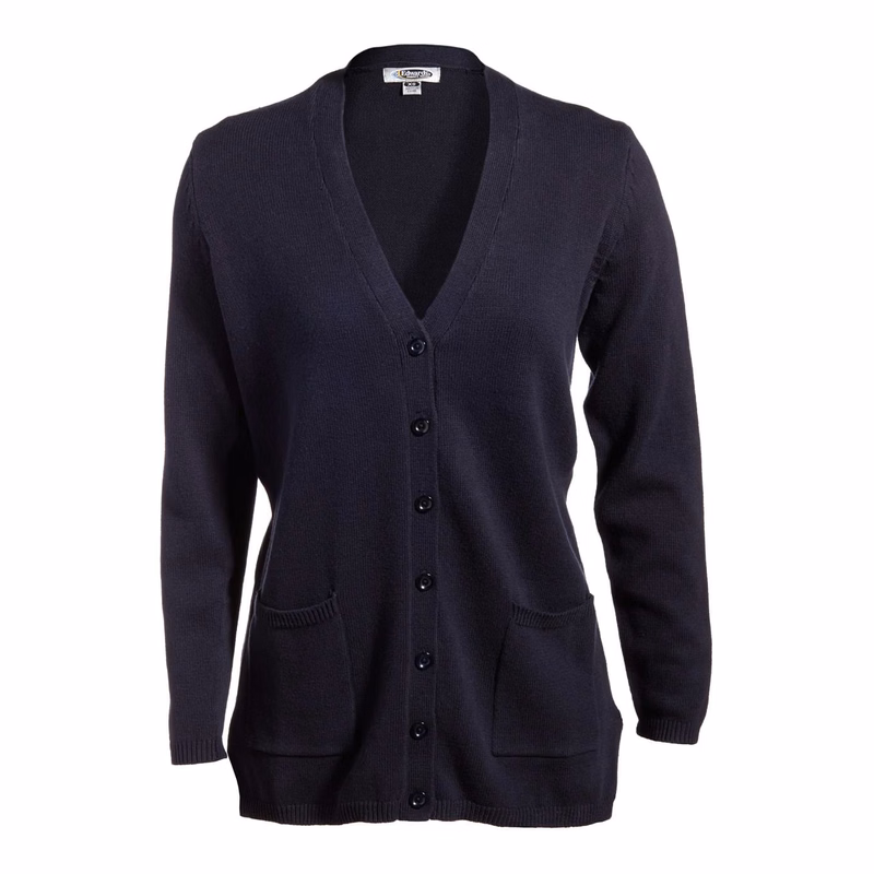 Cotton Blend Ladies Long Cardigan