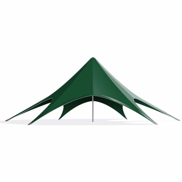 Starshade 800 plain green with hardware