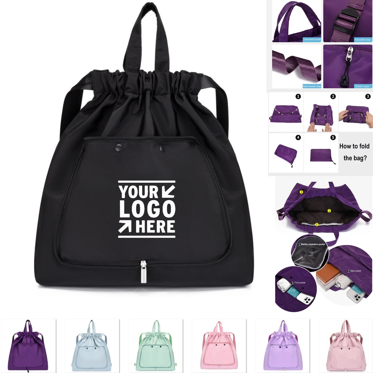 Foldable Sports Fitness Backpack 1