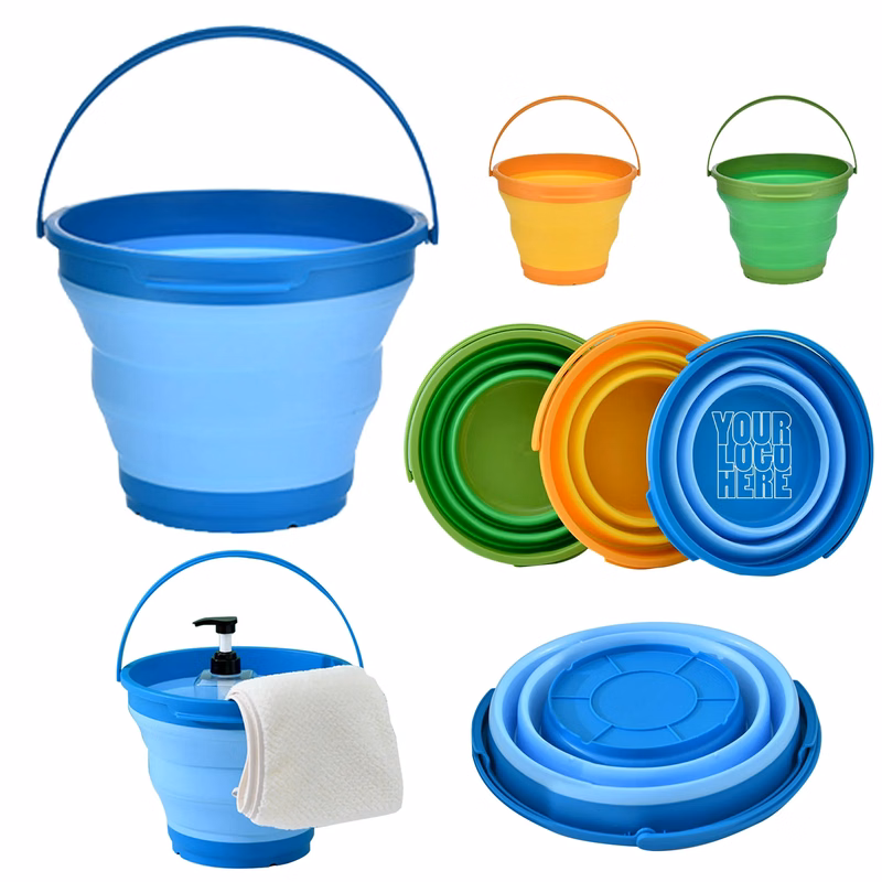 Collapsible Plastic Bucket /w Handle
