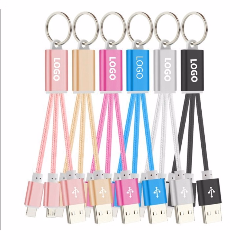 2-In-1 Cellphone Charging Cable With Ring