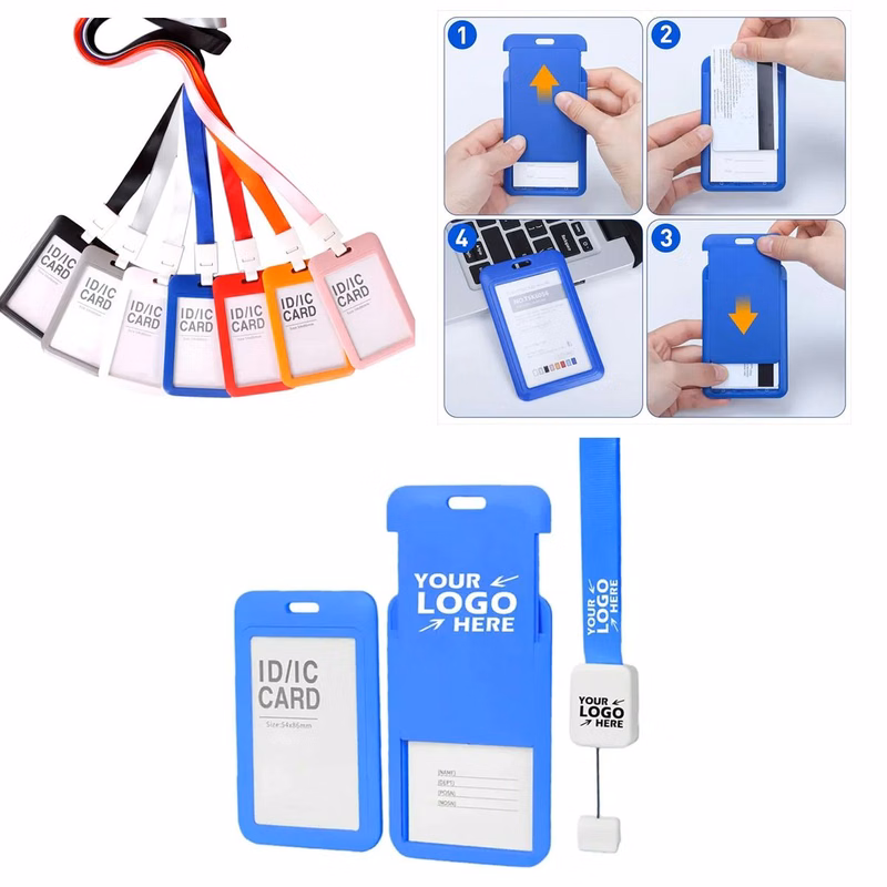 Slide-Open ID Badge Holder Set