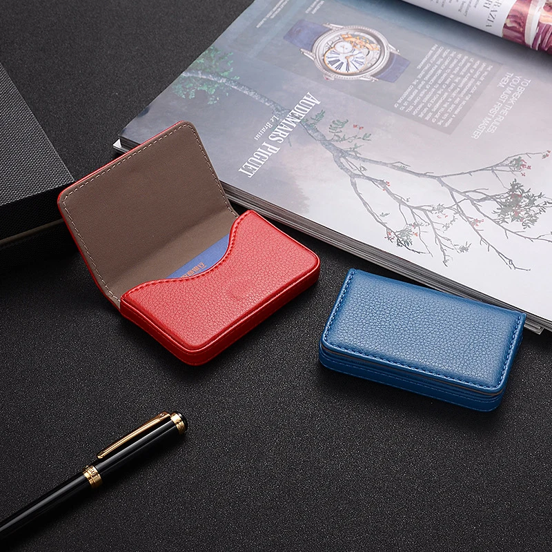 PU Leather Card Case with Magnetic Shut 1