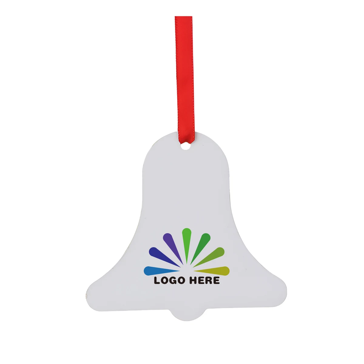 MOQ50 Custom Bell-Shaped Aluminum Christmas Tree Ornament 1