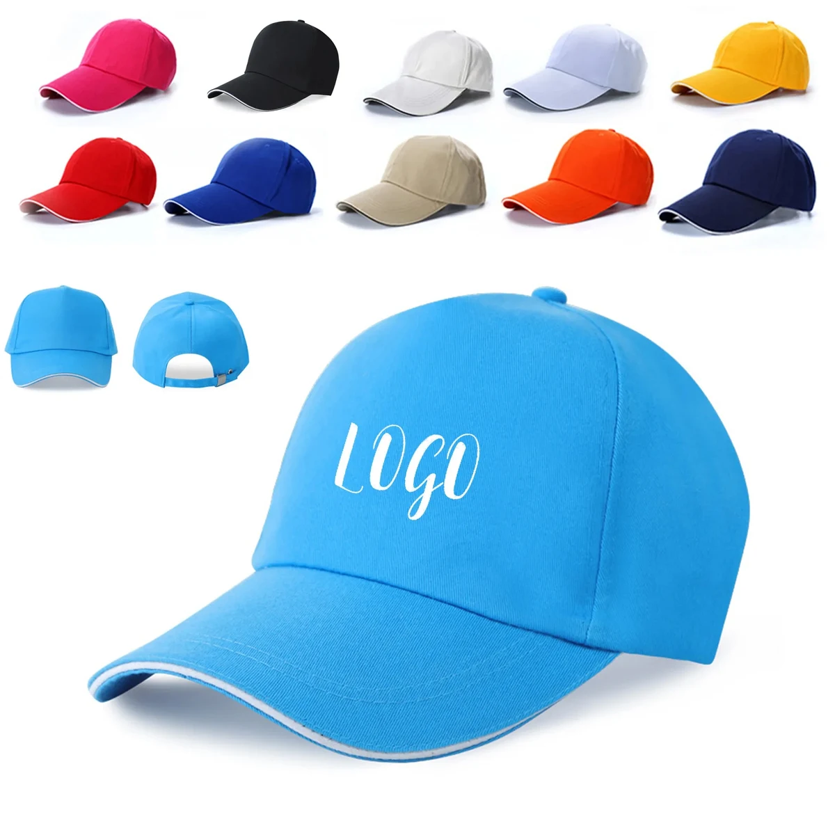 Outdoor 5 Panel Structured Baseball Cap 1