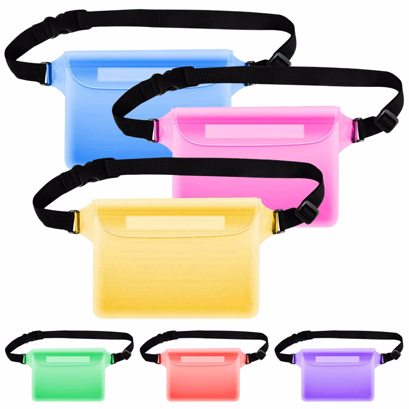 Adjustable Waterproof Pouch Waist Bags Protector
