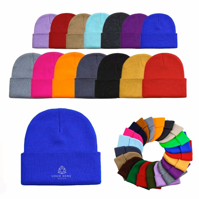 Warm Unisex Knit Beanie for Adults