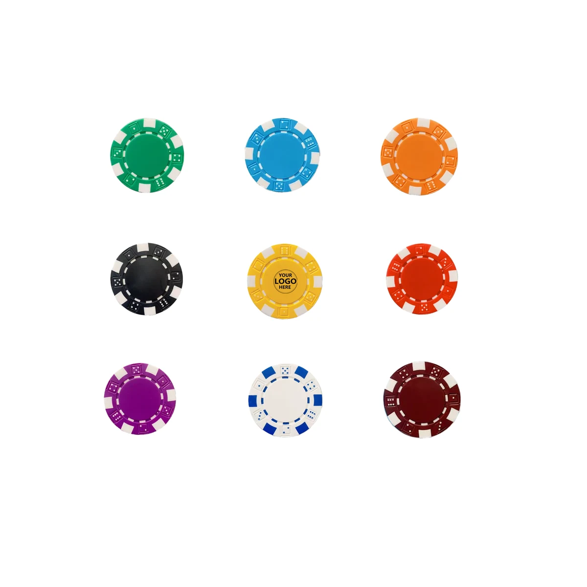 High-Quality Poker Chips Collection 1