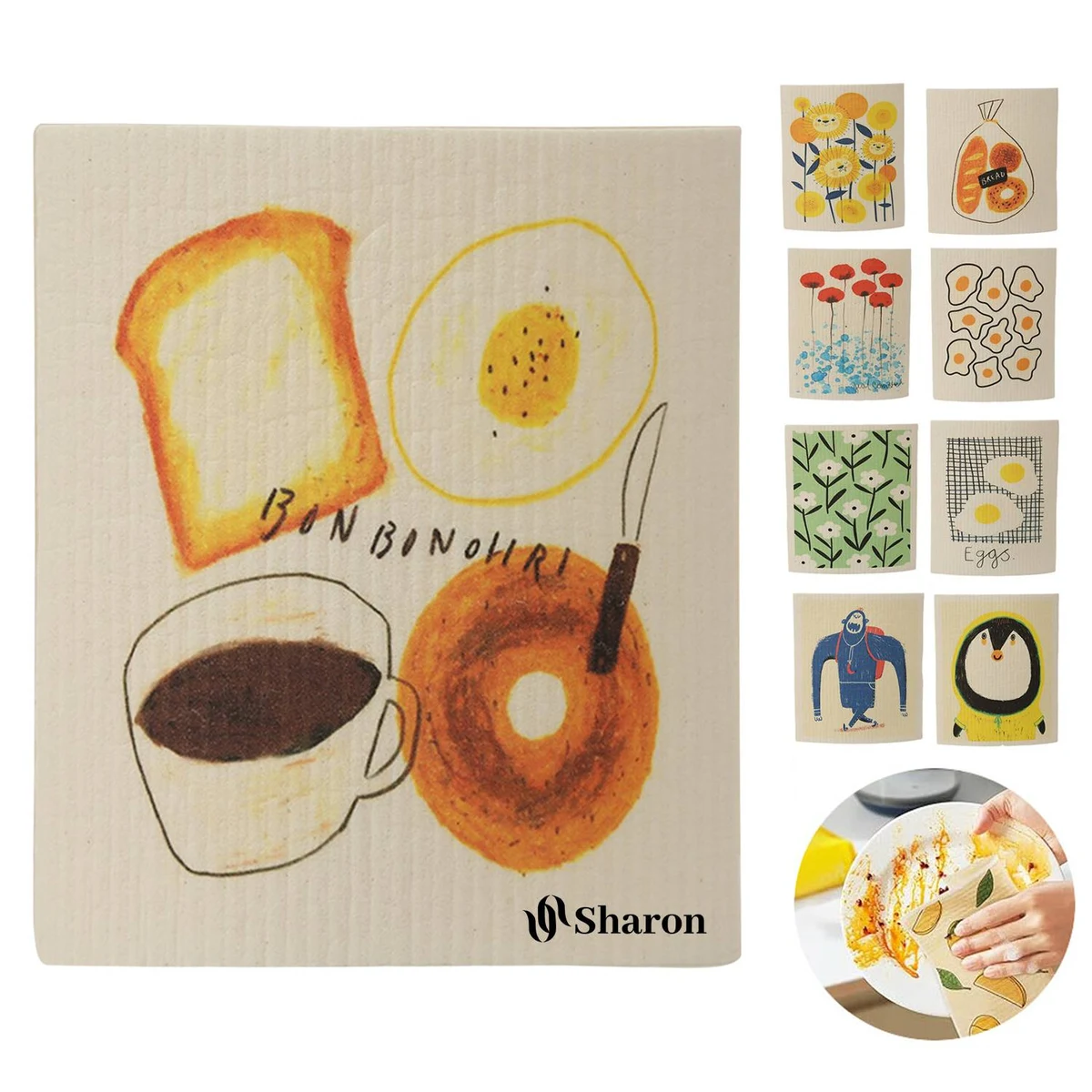 Cotton Kitchen Swedish Dish Cloths 1