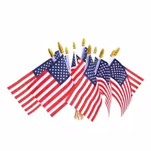 Premium Polyester Patriotic American Flag