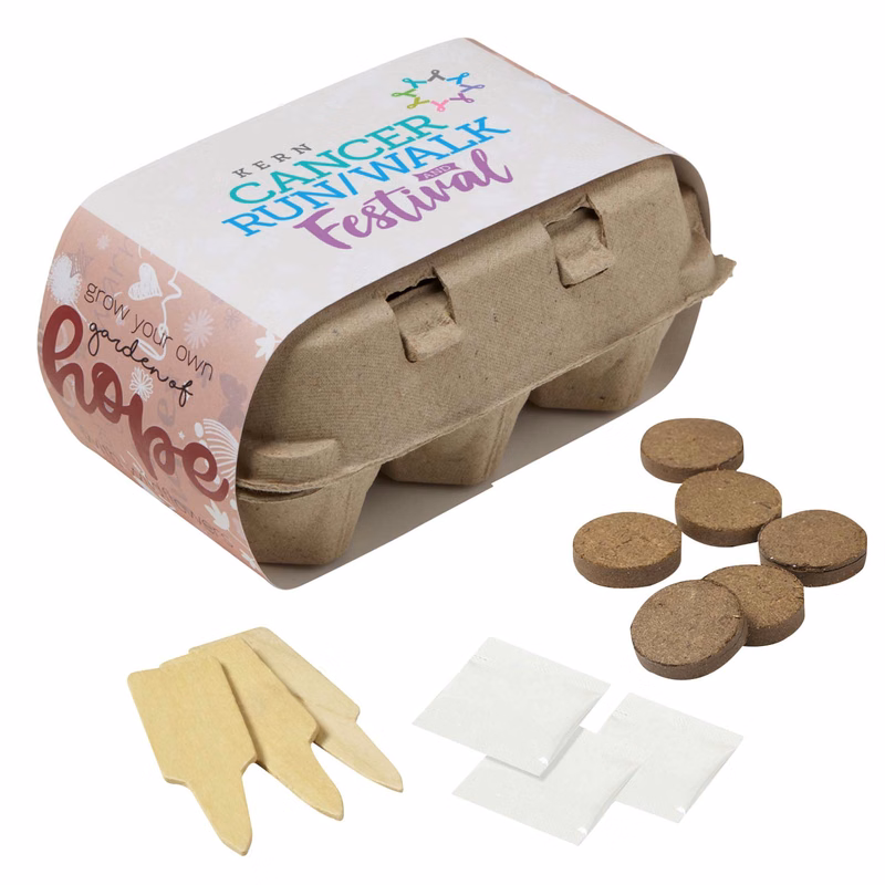 Red Grow Your Own Garden of Hope Planter Kit