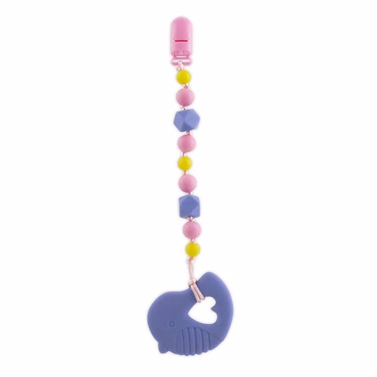 Nuby Silicone Beaded Pacifinder - Bird 0M+ Bonus Teether