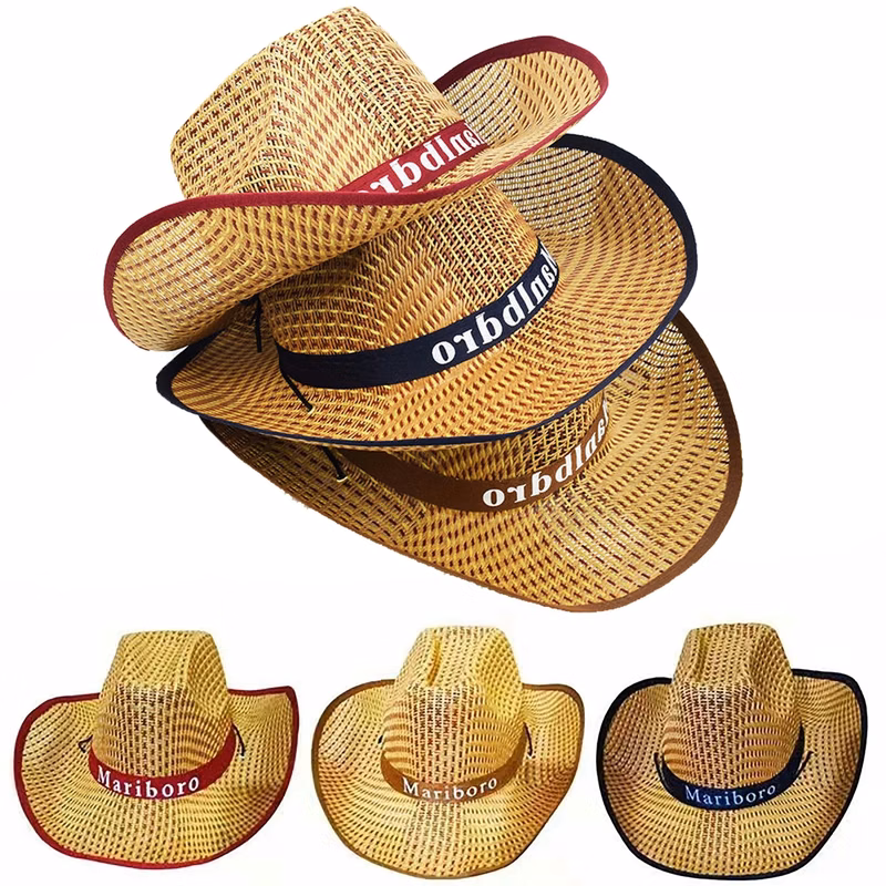 Raffia Straw Cowboy Hat