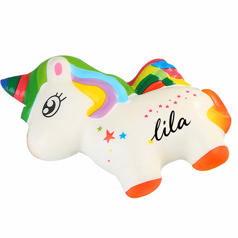 PU Foam Rebound Unicorn Shape Stress Ball