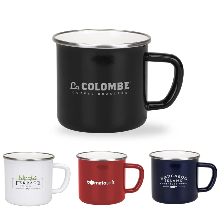 Campo 16 Oz. Enamel Mug, custom tumbler with logo imprint 1