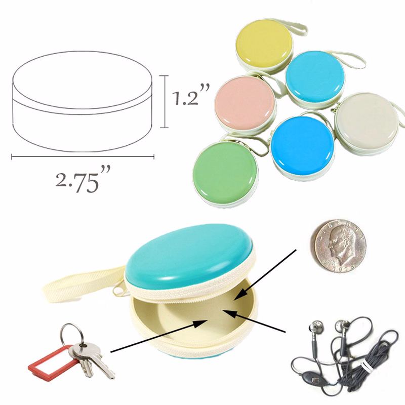 Tinplate Mini Round Coin Purse