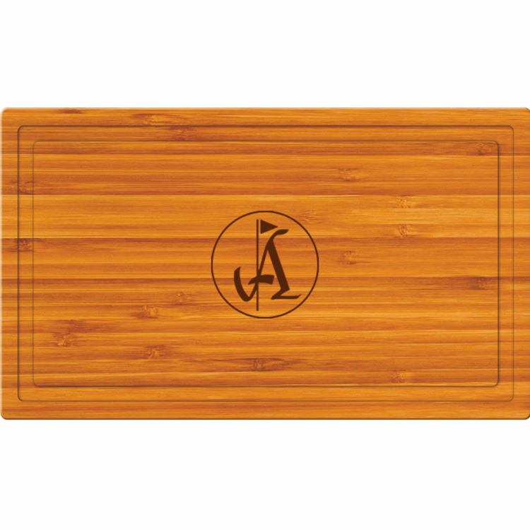 14" Rectangle Bamboo Cutting Board with Juice Groove