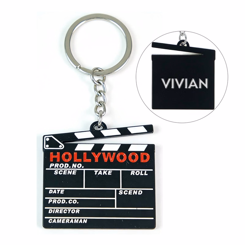 Director Clapboard Shaped Keychain