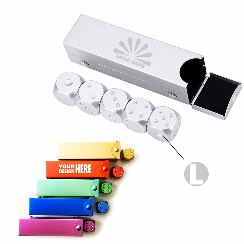 5-piece Metal Dice Set