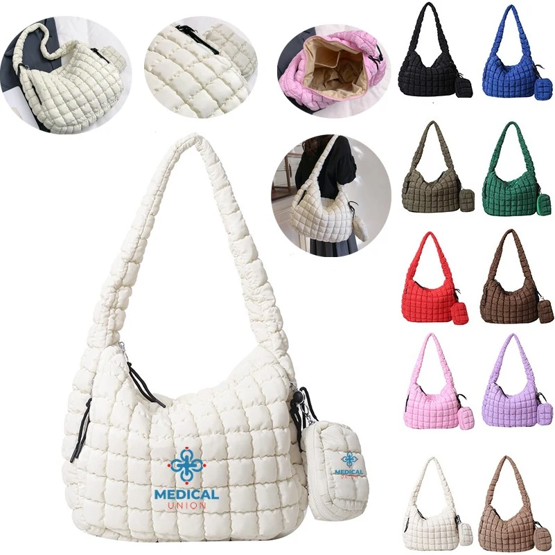 Puffer Tote with Pouch 1