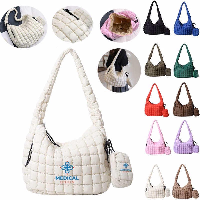 Puffer Tote with Pouch
