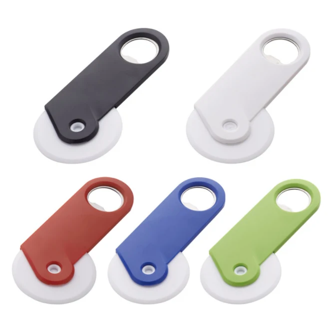Plastic Kitchen Tools Pizza Cheese Cutter With bottle opener 1