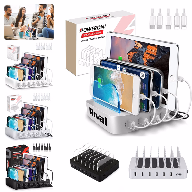 USB Charging Dock 6 Ports
