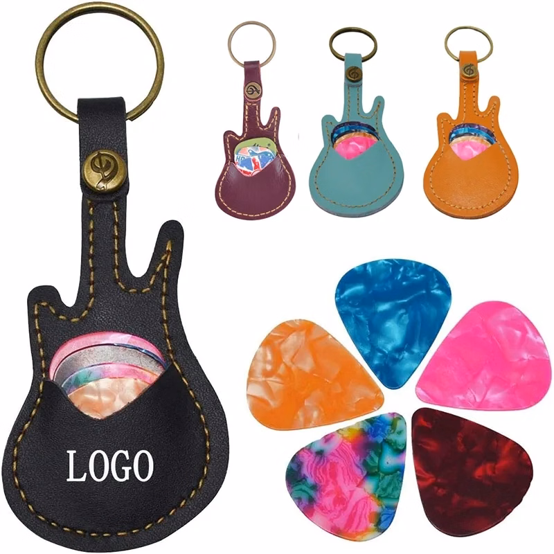 Leather Guitar Picks Case