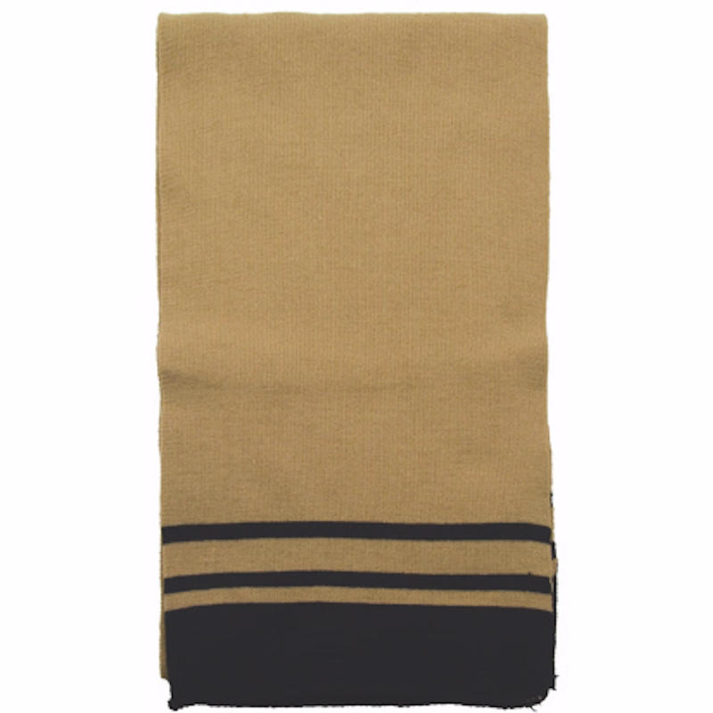 Deluxe Acrylic Scarf w/Striped End Design
